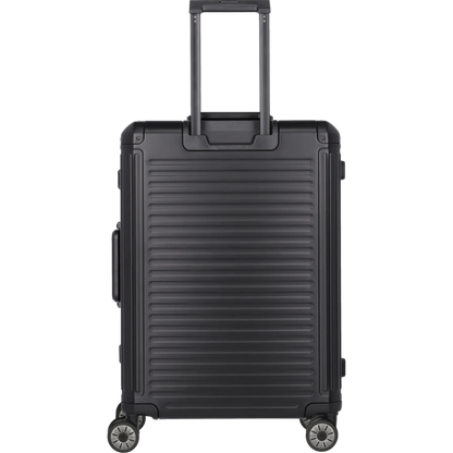 Travelite Next  4-Rollen-Trolley aus Aluminium M 67 cm -Schwarz KOFFER-PLUS.COM