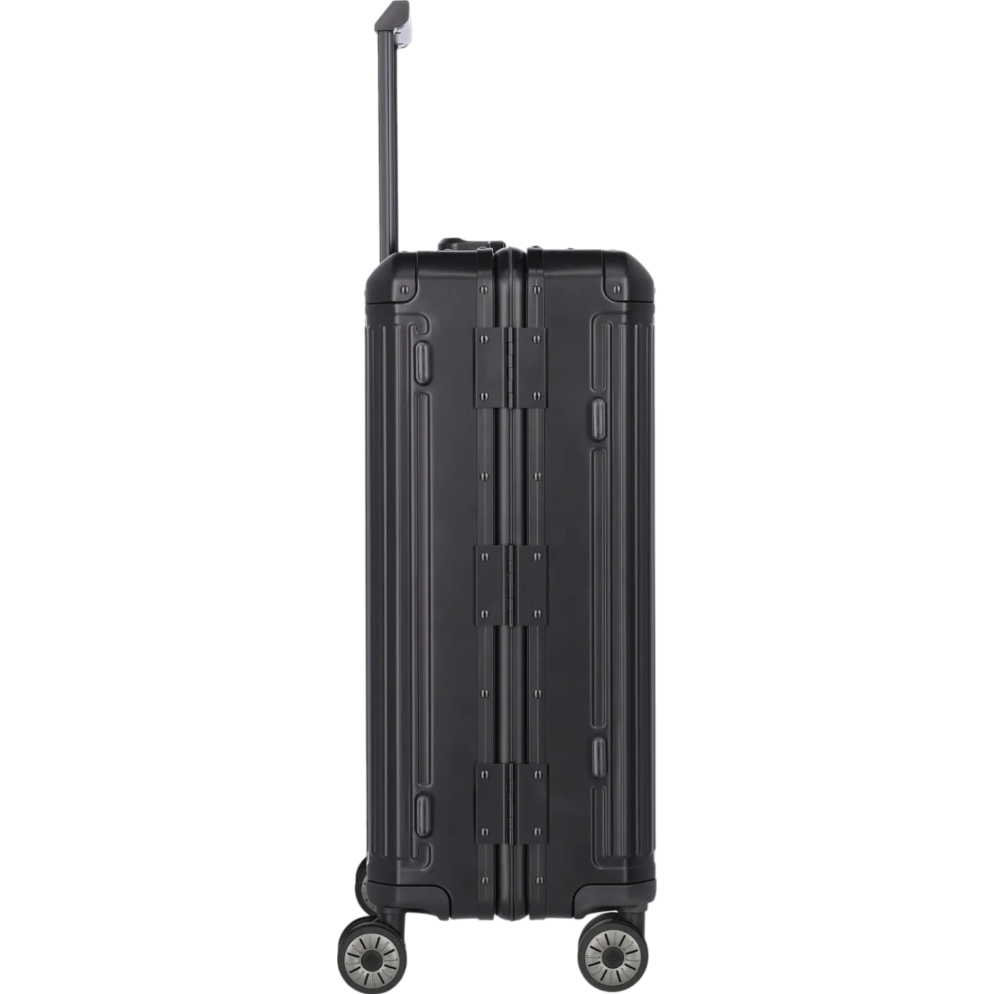 Travelite Next  4-Rollen-Trolley aus Aluminium M 67 cm -Schwarz KOFFER-PLUS.COM