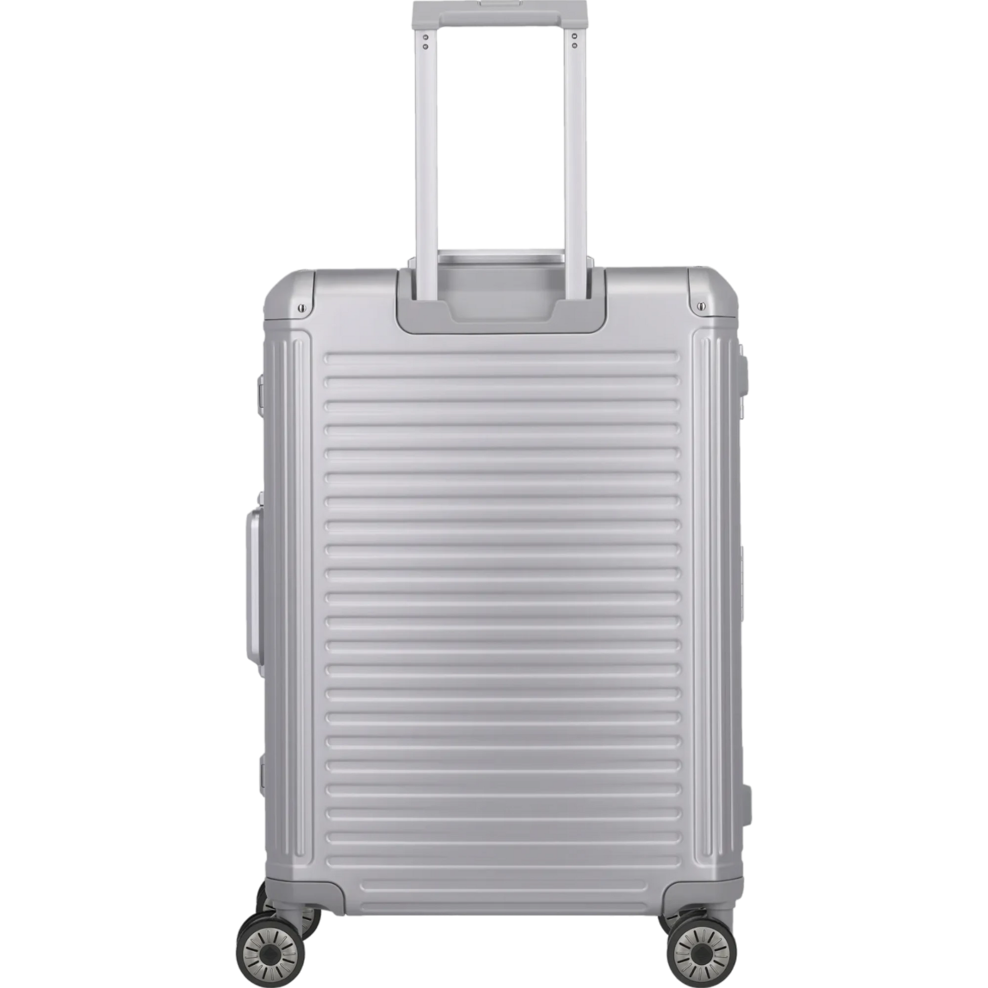 Travelite Next  4-Rollen-Trolley aus Aluminium M 67 cm -Silber KOFFER-PLUS.COM