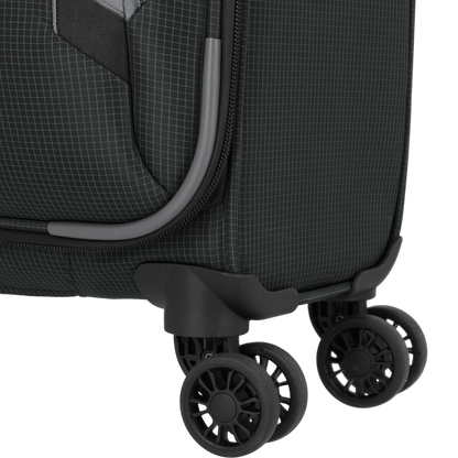 Travelite Corsiica 4-Rollen-Trolley M erw. 67 cm -Black KOFFER-PLUS.COM