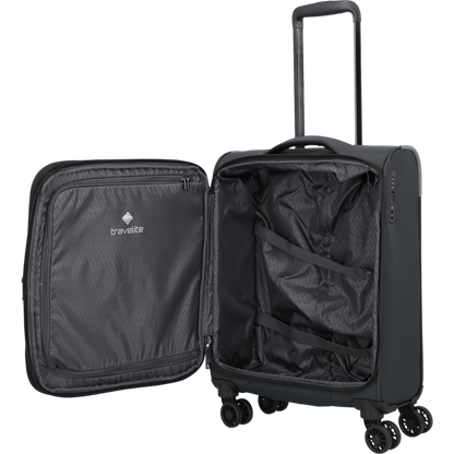 Travelite Corsiica 4-Rollen-Kabinentrolley S erw. 55 cm -Black KOFFER-PLUS.COM