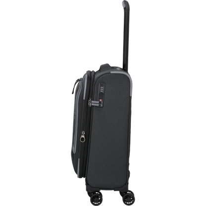 Travelite Corsiica 4-Rollen-Kabinentrolley S erw. 55 cm -Black KOFFER-PLUS.COM