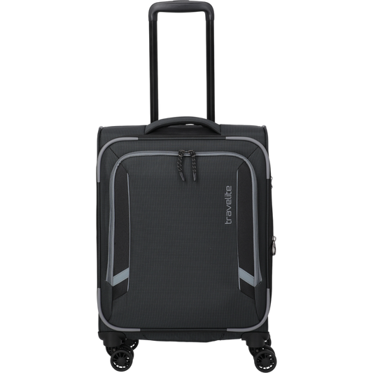 Travelite Corsiica 4-Rollen-Kabinentrolley S erw. 55 cm -Black KOFFER-PLUS.COM