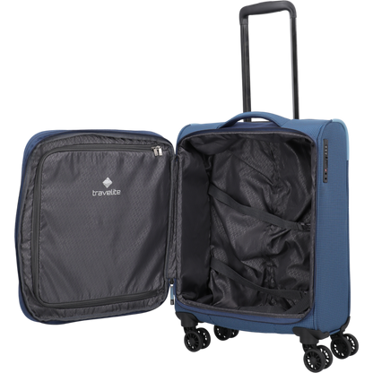 Travelite Corsiica 4-Rollen-Kabinentrolley S erw. 55 cm -Blue KOFFER-PLUS.COM