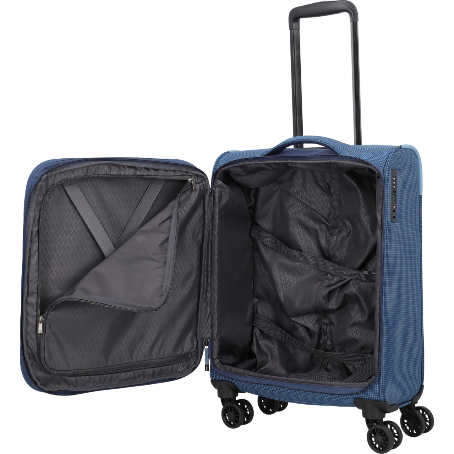 Travelite Corsiica 4-Rollen-Kabinentrolley S erw. 55 cm -Blue KOFFER-PLUS.COM