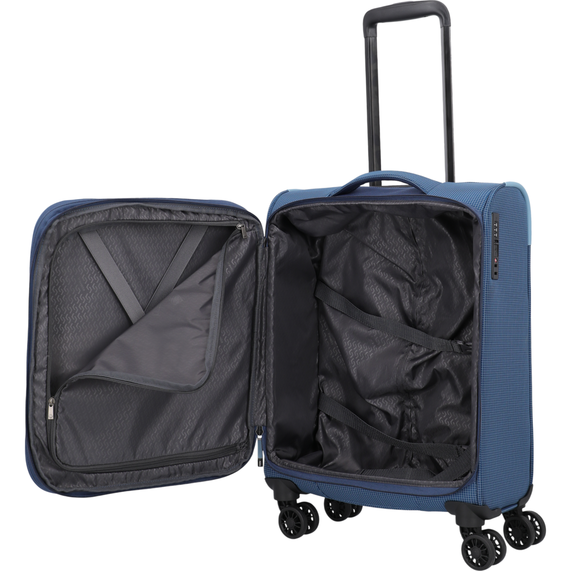 Travelite Corsiica 4-Rollen-Kabinentrolley S erw. 55 cm -Blue KOFFER-PLUS.COM