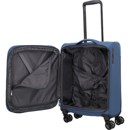 Travelite Corsiica 4-Rollen-Kabinentrolley S erw. 55 cm -Blue KOFFER-PLUS.COM