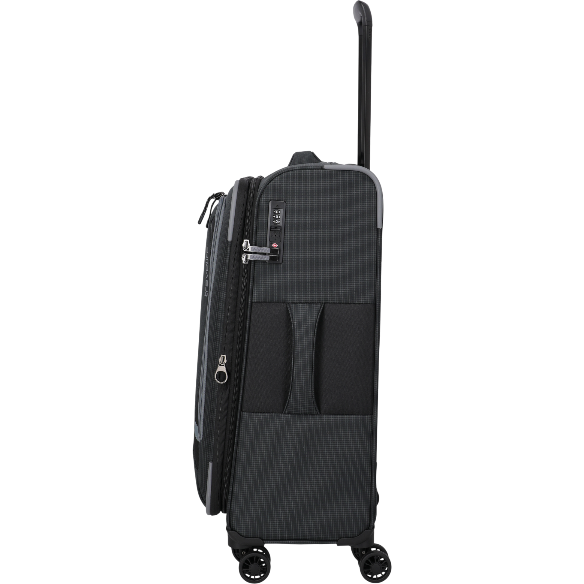 Travelite Corsiica 4-Rollen-Trolley M erw. 67 cm -Black KOFFER-PLUS.COM