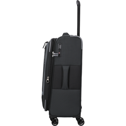 Travelite Corsiica 4-Rollen-Trolley M erw. 67 cm -Black KOFFER-PLUS.COM