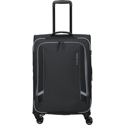 Travelite Corsiica 4-Rollen-Trolley M erw. 67 cm -Black KOFFER-PLUS.COM