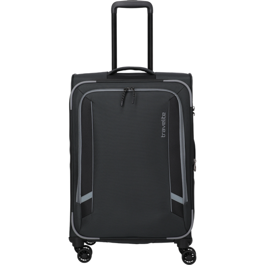 Travelite Corsiica 4-Rollen-Trolley M erw. 67 cm -Black KOFFER-PLUS.COM