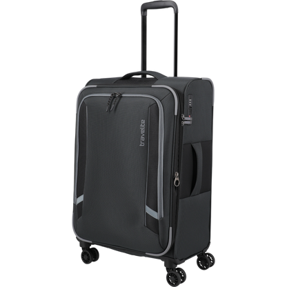 Travelite Corsiica 4-Rollen-Trolley M erw. 67 cm -Black KOFFER-PLUS.COM