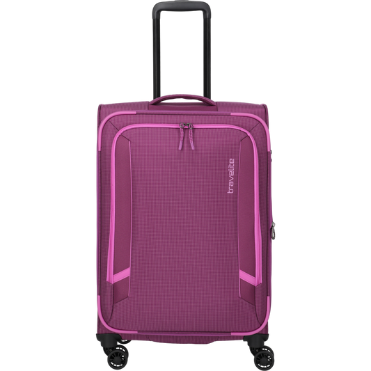 Travelite Corsiica 4-Rollen-Trolley M erw. 67 cm -Pink KOFFER-PLUS.COM