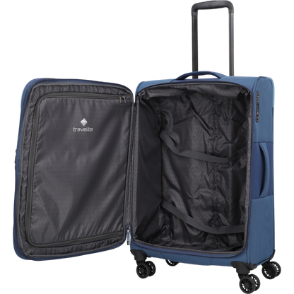 Travelite Corsiica 4-Rollen-Trolley M erw. 67 cm -Blue KOFFER-PLUS.COM