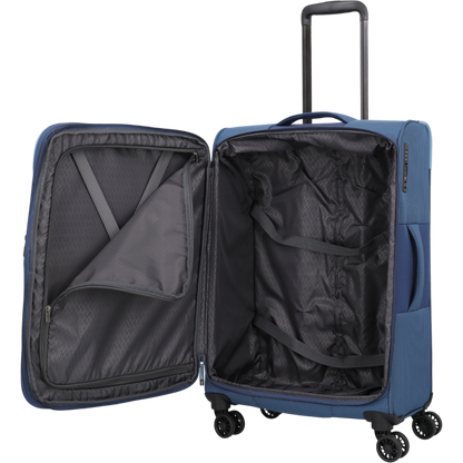 Travelite Corsiica 4-Rollen-Trolley M erw. 67 cm -Blue KOFFER-PLUS.COM