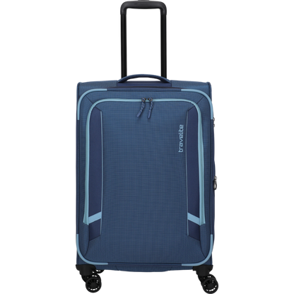 Travelite Corsiica 4-Rollen-Trolley M erw. 67 cm -Blue KOFFER-PLUS.COM