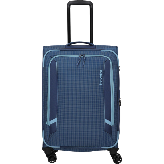 Travelite Corsiica 4-Rollen-Trolley M erw. 67 cm -Blue KOFFER-PLUS.COM