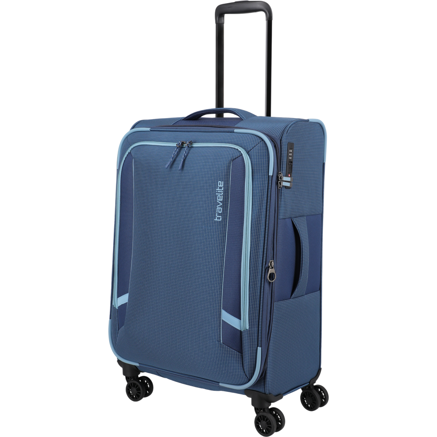 Travelite Corsiica 4-Rollen-Trolley M erw. 67 cm -Blue KOFFER-PLUS.COM