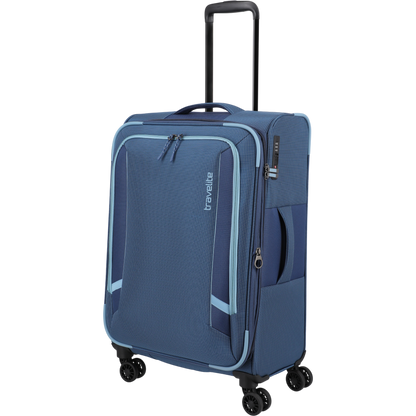 Travelite Corsiica 4-Rollen-Trolley M erw. 67 cm -Blue KOFFER-PLUS.COM