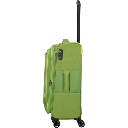 Travelite Corsiica 4-Rollen-Trolley M erw. 67 cm -Fresh Green KOFFER-PLUS.COM