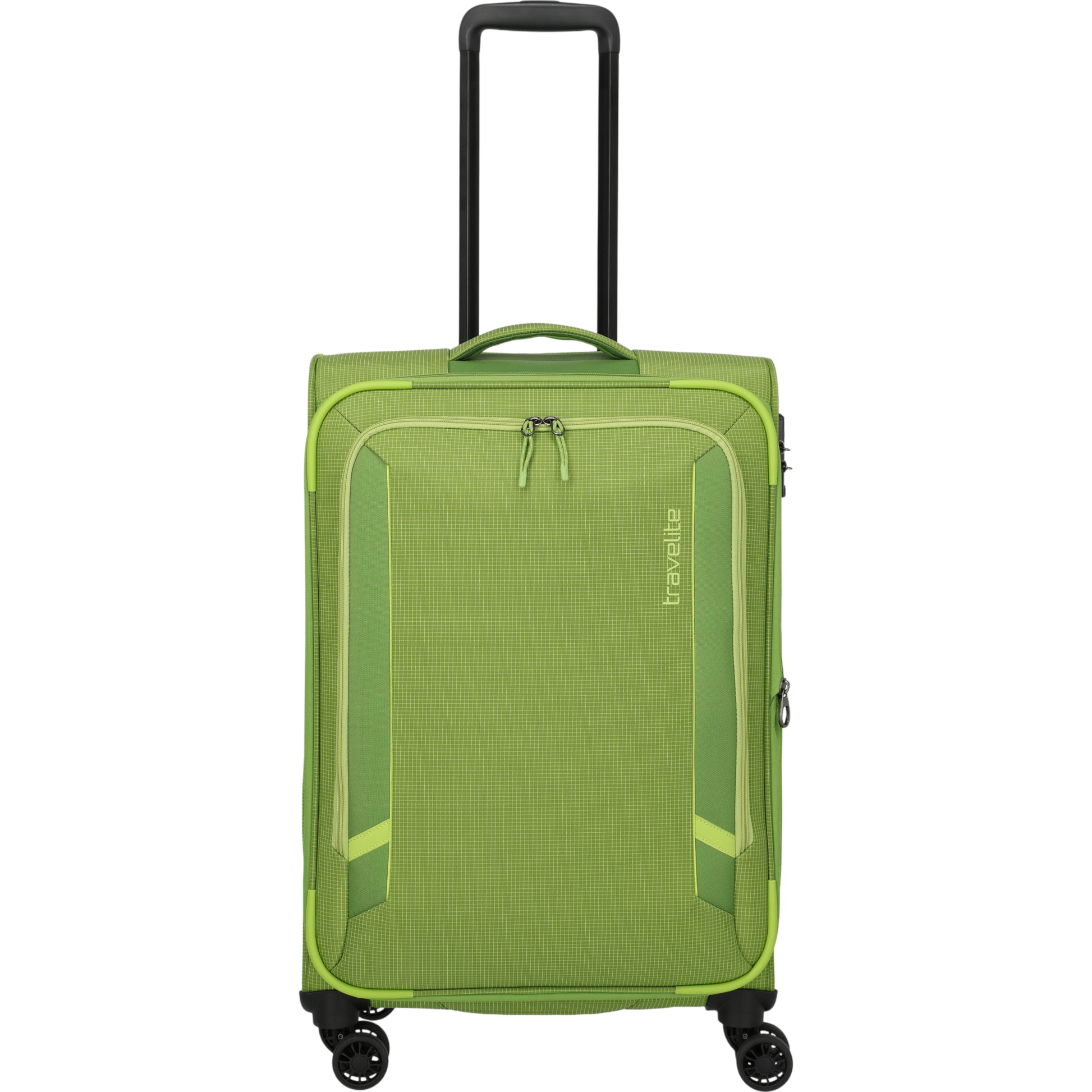 Travelite Corsiica 4-Rollen-Trolley M erw. 67 cm -Fresh Green KOFFER-PLUS.COM