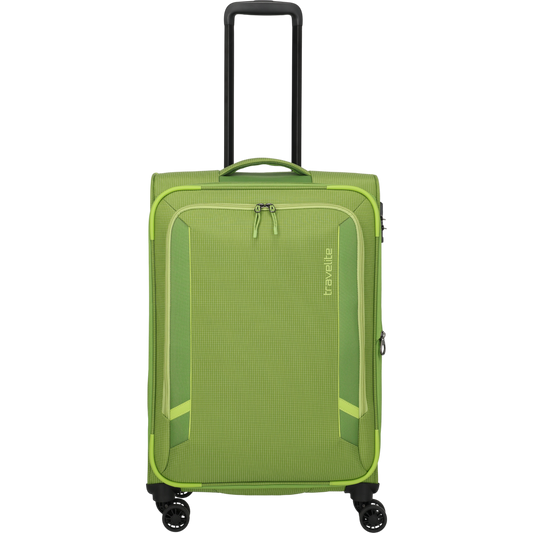 Travelite Corsiica 4-Rollen-Trolley M erw. 67 cm -Fresh Green KOFFER-PLUS.COM