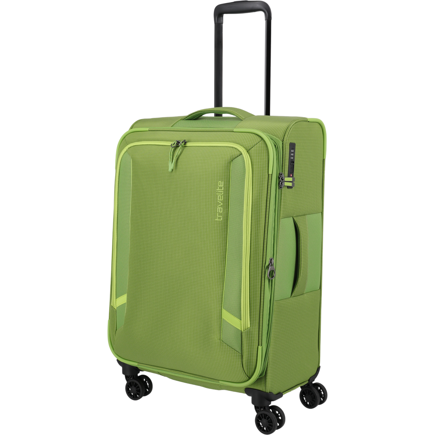 Travelite Corsiica 4-Rollen-Trolley M erw. 67 cm -Fresh Green KOFFER-PLUS.COM