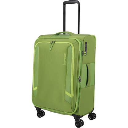Travelite Corsiica 4-Rollen-Trolley M erw. 67 cm -Fresh Green KOFFER-PLUS.COM