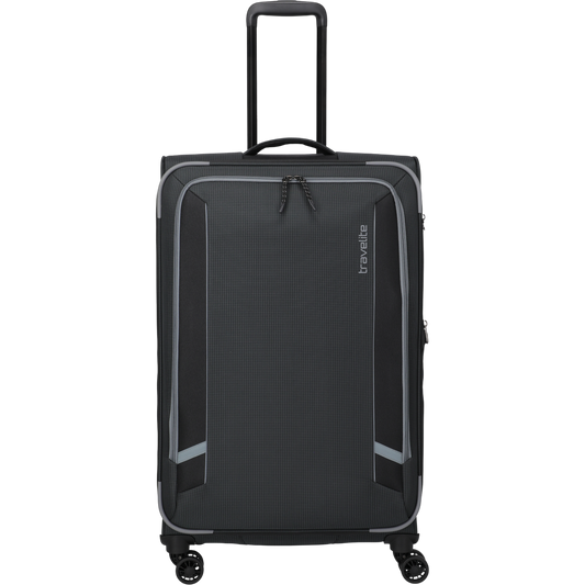 Travelite Corsiica 4-Rollen-Trolley L erw. 77 cm -Black KOFFER-PLUS.COM