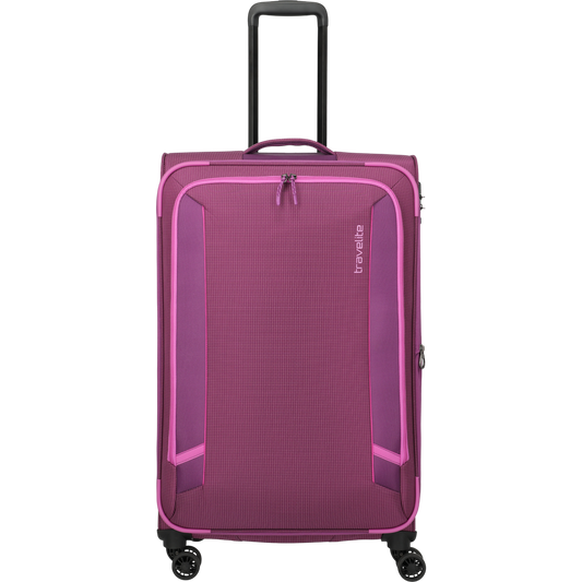 Travelite Corsiica 4-Rollen-Trolley L erw. 77 cm -Pink KOFFER-PLUS.COM
