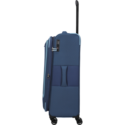Travelite Corsiica 4-Rollen-Trolley L erw. 77 cm -Blue KOFFER-PLUS.COM