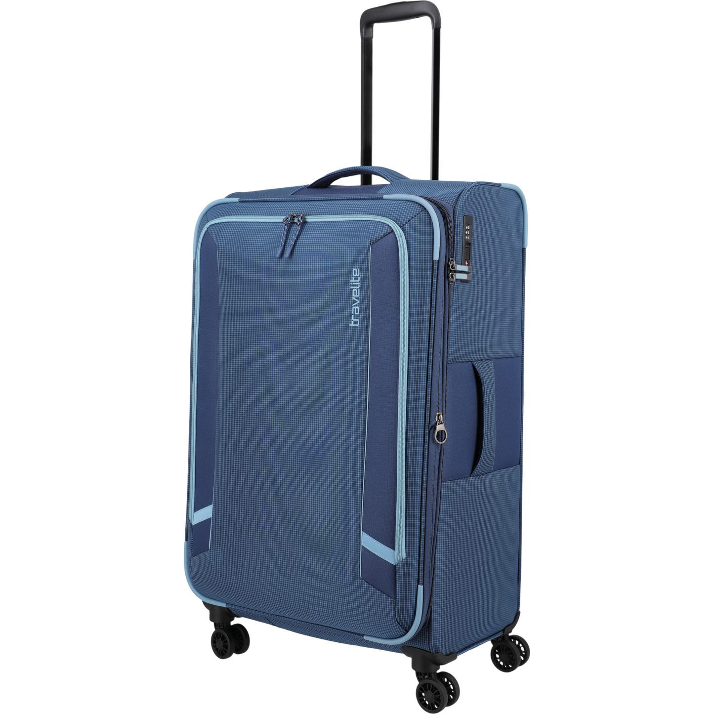 Travelite Corsiica 4-Rollen-Trolley L erw. 77 cm -Blue KOFFER-PLUS.COM