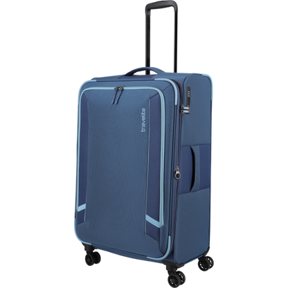 Travelite Corsiica 4-Rollen-Trolley L erw. 77 cm -Blue KOFFER-PLUS.COM