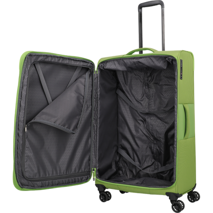 Travelite Corsiica 4-Rollen-Trolley L erw. 77 cm -Fresh Green KOFFER-PLUS.COM
