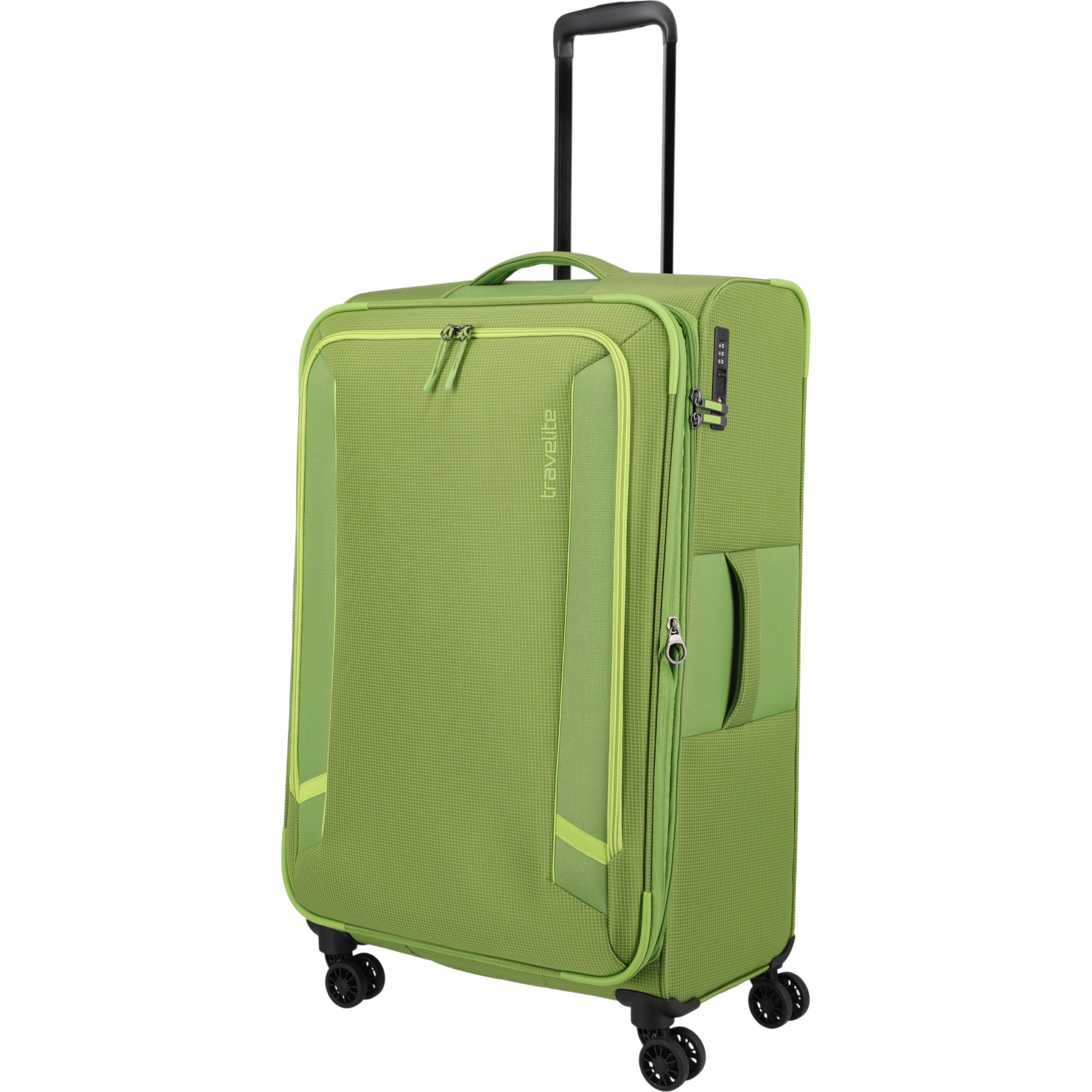 Travelite Corsiica 4-Rollen-Trolley L erw. 77 cm -Fresh Green KOFFER-PLUS.COM