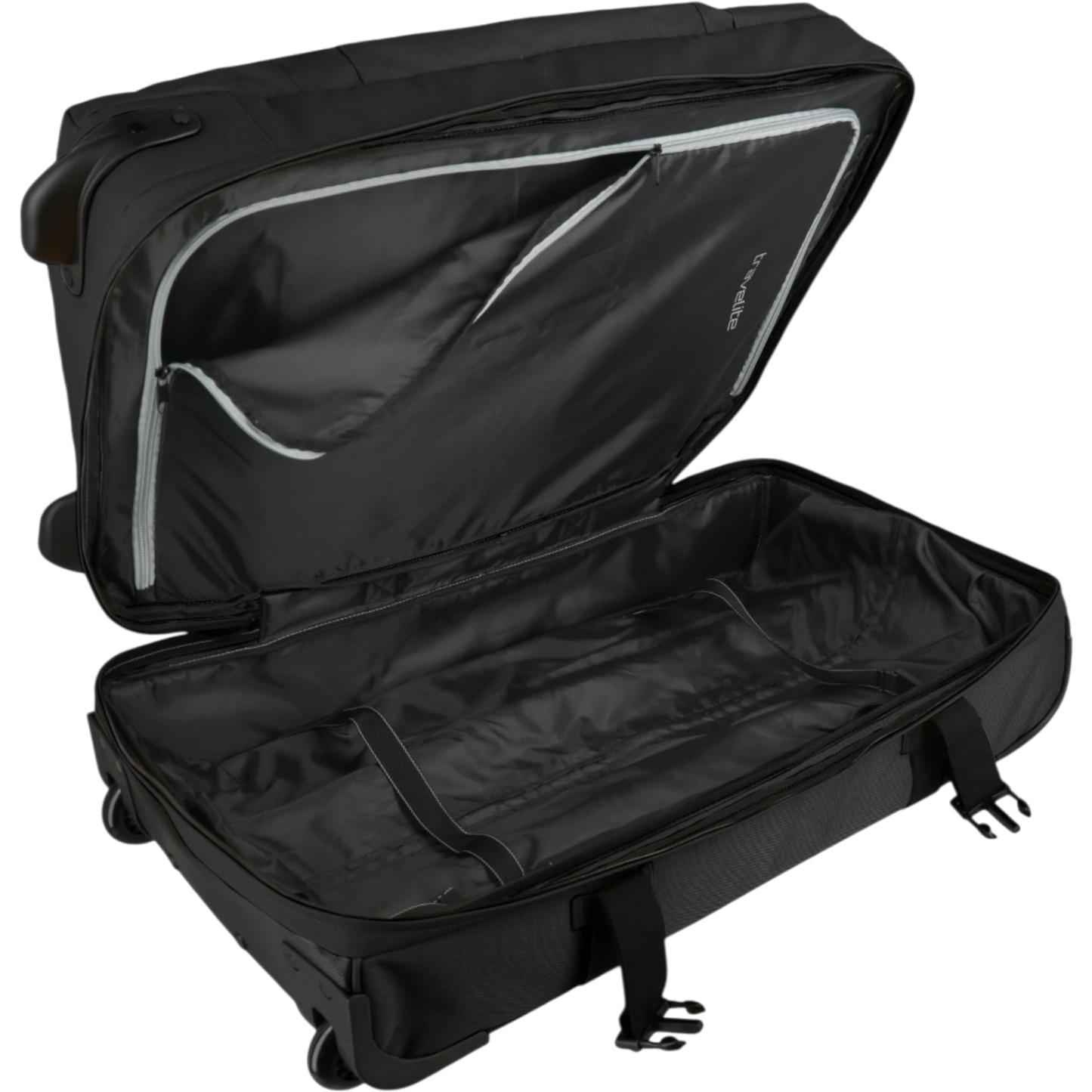 Travelite Bolonia Rollenreisetasche M 63 cm -Black KOFFER-PLUS.COM