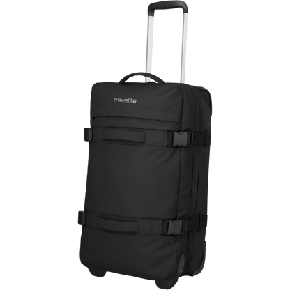 Travelite Bolonia Rollenreisetasche M 63 cm -Black KOFFER-PLUS.COM