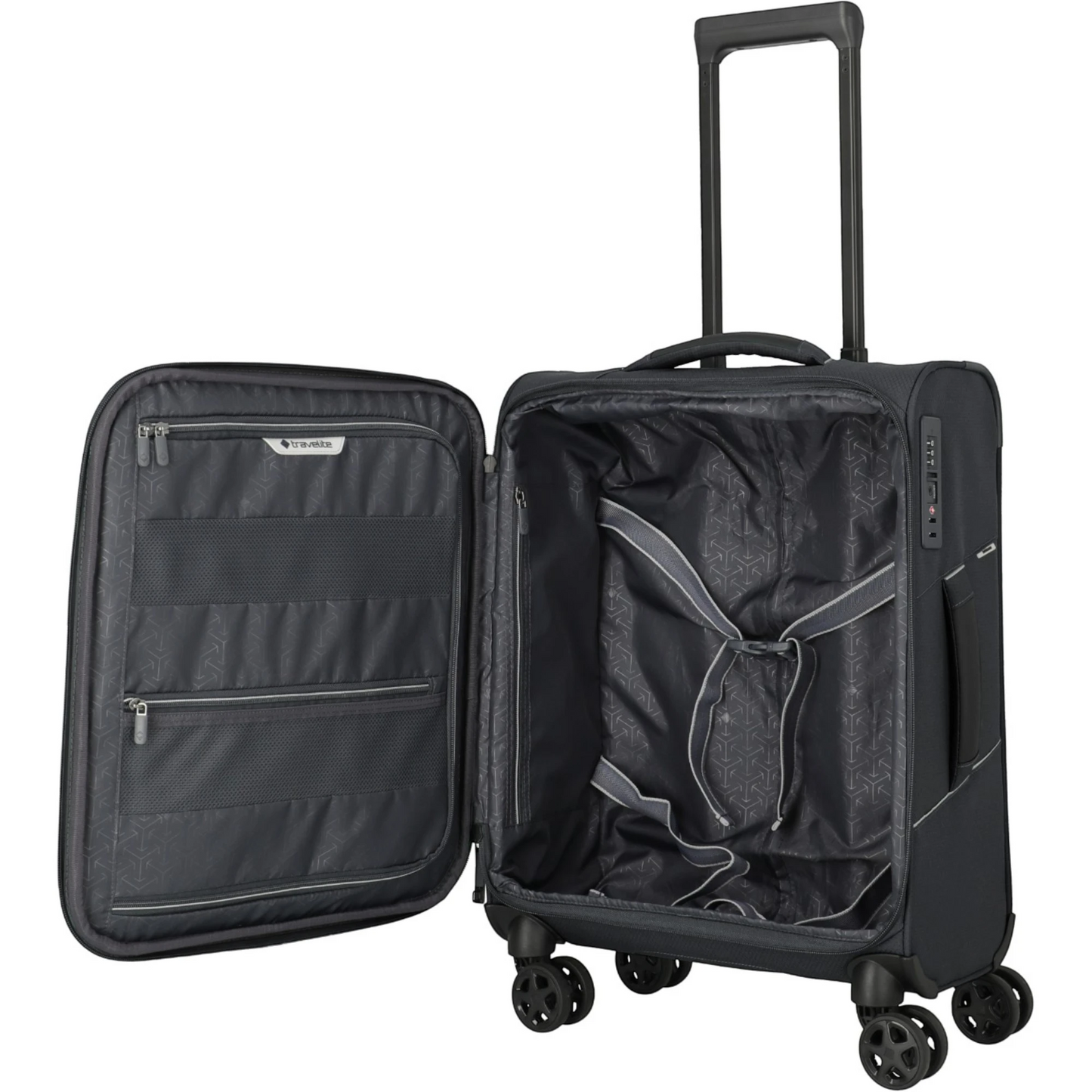 Travelite Skaii 4-Rollen-Bordtrolley S 55 cm -Anthrazit