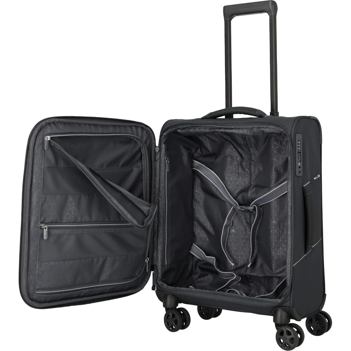 Travelite Skaii 4-Rollen-Bordtrolley S 55 cm -Anthrazit