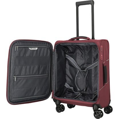 Travelite Skaii 4-Rollen-Bordtrolley S 55 cm -Red