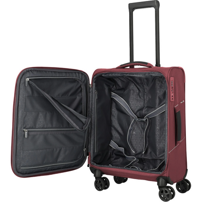 Travelite Skaii 4-Rollen-Bordtrolley S 55 cm -Red