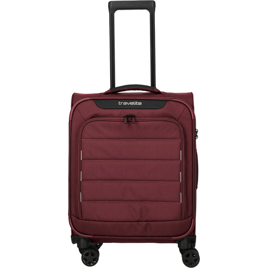 Travelite Skaii 4-Rollen-Bordtrolley S 55 cm -Red