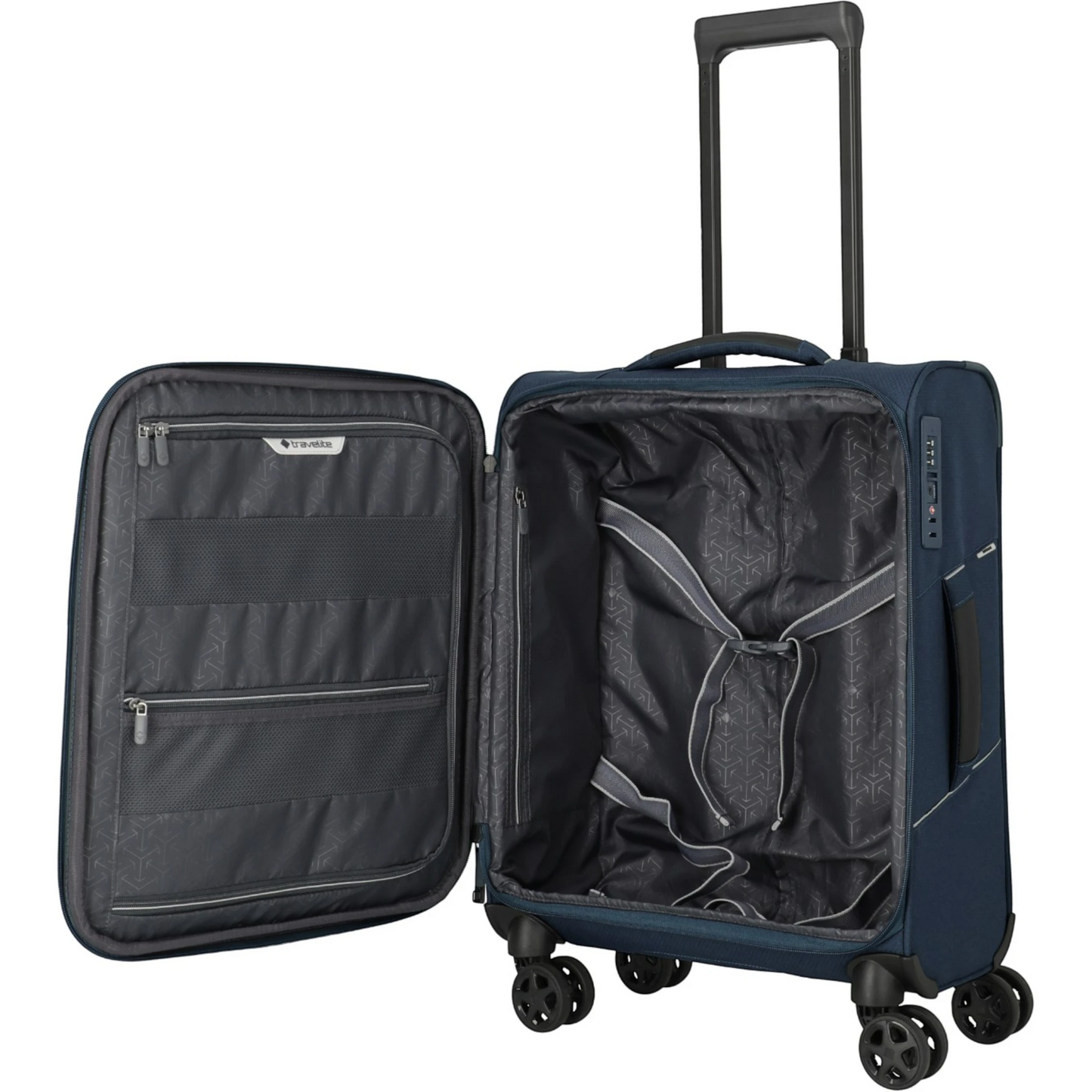 Travelite Skaii 4-Rollen-Bordtrolley S 55 cm -Navy
