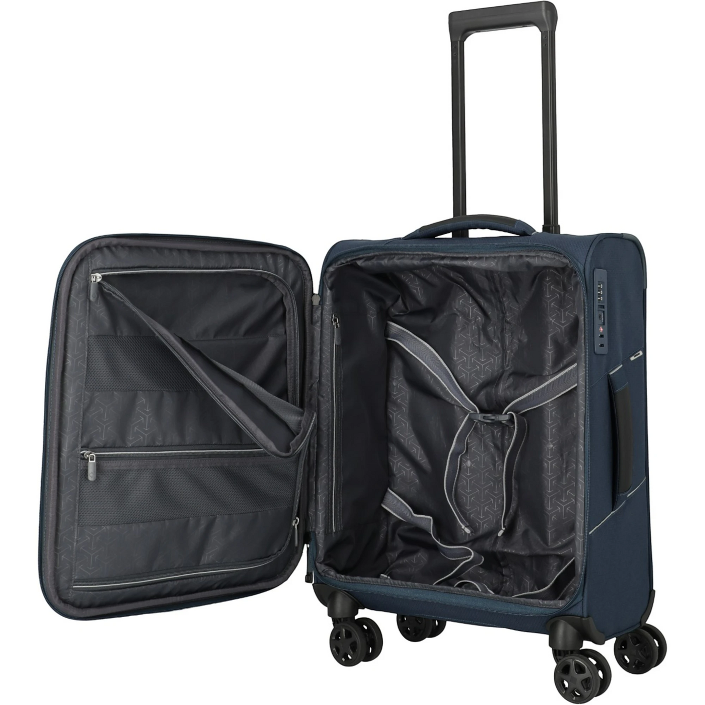 Travelite Skaii 4-Rollen-Bordtrolley S 55 cm -Navy