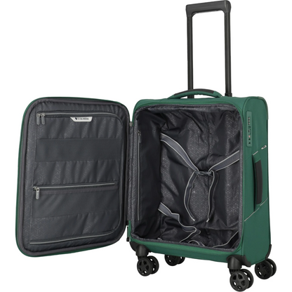 Travelite Skaii 4-Rollen-Bordtrolley S 55 cm -Green