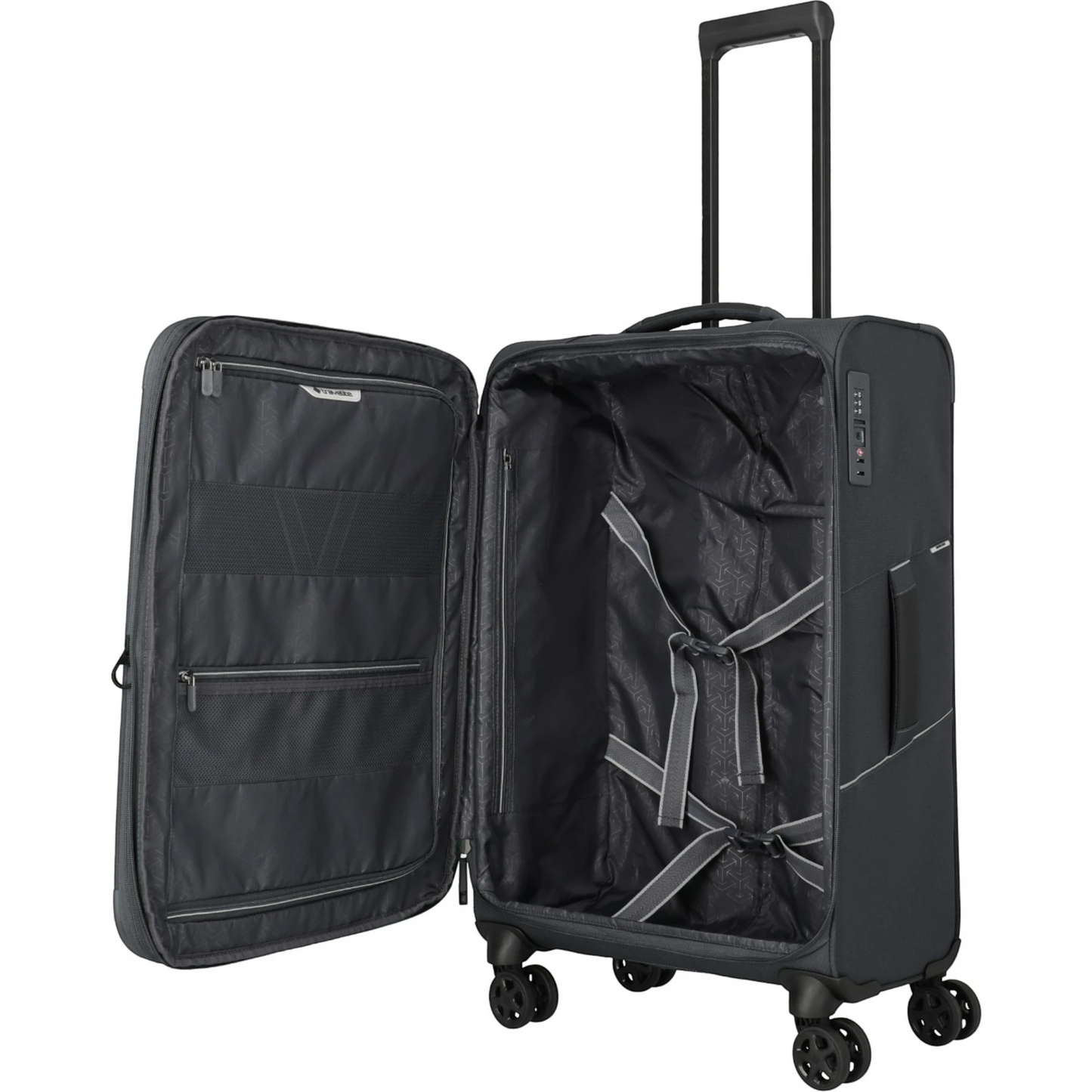 Travelite Skaii 4-Rollen Trolley M erw. 67 cm -Anthrazit