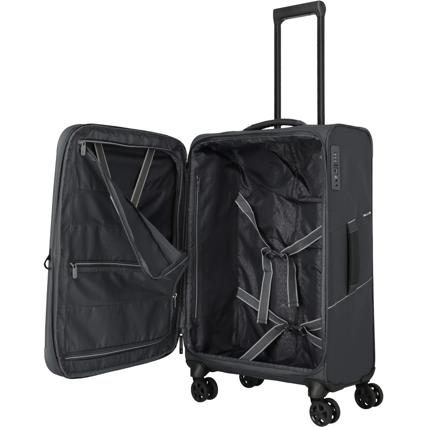 Travelite Skaii 4-Rollen Trolley M erw. 67 cm -Anthrazit