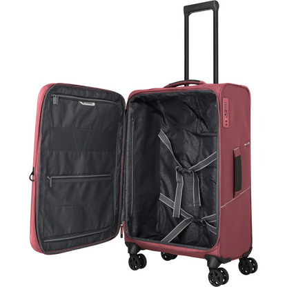 Travelite Skaii 4-Rollen Trolley M erw. 67 cm -Red