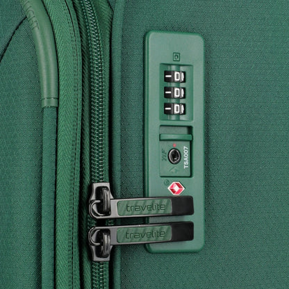 Travelite Skaii 4-Rollen-Bordtrolley S 55 cm -Green