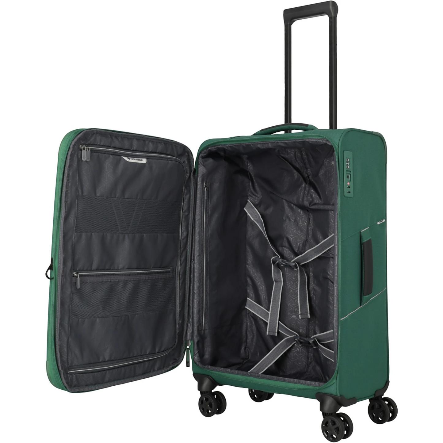 Travelite Skaii 4-Rollen Trolley M erw. 67 cm -Green